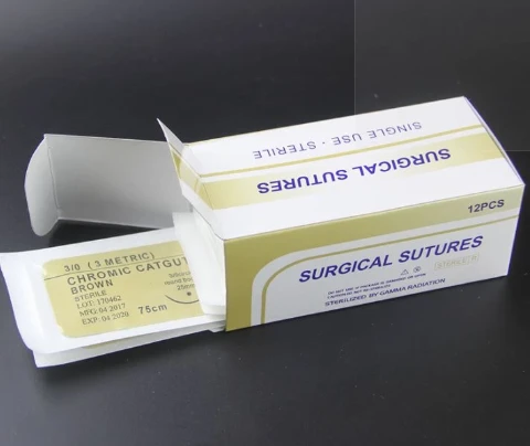 Suture chirurgicale de fil de points solubles